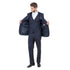 Men's Slim-Fit 3pc Suit, Notch Lapel