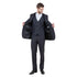 Men's Slim-Fit 3pc Suit, Notch Lapel