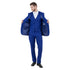 Men's Slim-Fit 3pc Suit, Notch Lapel