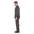 Brown Solid Shiny Sharkskin 3-PC Regular Modern Fit Suits