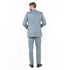 Shark Grey Men's 2pc Sharkskin Suit Slim-Fit