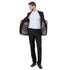 Black Solid 2-PC Slim Fit Performance Stretch Suits