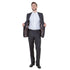 Dk. Gray Solid 2-PC Slim Fit Performance Stretch Suits