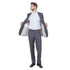 Gray Solid 2-PC Slim Fit Performance Stretch Suits