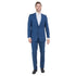 Blue Solid 2-PC Slim Fit Performance Stretch Suits