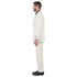 Off-White Solid 2-PC Slim Fit Performance Stretch Suits