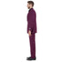 Burgundy Solid 2-PC Slim Fit Performance Stretch Suits