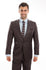 Brown 2-PC Slim Fit Performance Stretch Suits