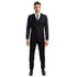 Men's 3pc Solid Suit, Notch Lapel