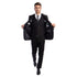 Men's 3pc Solid Suit, Notch Lapel