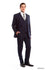 Navy Solid 3-PC Slim Fit Suits