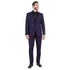 Eggplant Men's Ultra Slim-Fit 3pc Suit w/ Expandable Waistband