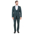 Hunter Green Men's Ultra Slim-Fit 3pc Suit w/ Expandable Waistband