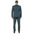 Hunter Green Men's Ultra Slim-Fit 3pc Suit w/ Expandable Waistband