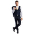 Men's Skinny-Fit Solid 3pc Suit