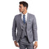 Men's Skinny-Fit Solid 3pc Suit