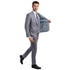 Men's Skinny-Fit Solid 3pc Suit