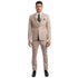 Men's Skinny-Fit Solid 3pc Suit