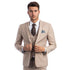 Men's Skinny-Fit Solid 3pc Suit