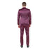 Mens 3pc Solid Satin Suit Set w/ Free Bowtie