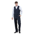 Men's Modern-Fit 3-Piece Suit Set w/ Jacket, Vest and Pants