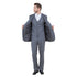 Men's Modern-Fit 3-Piece Suit Set w/ Jacket, Vest and Pants