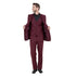 Men's Modern-Fit 3-Piece Suit Set w/ Jacket, Vest and Pants