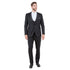 Men's Hybrid-Fit 3-Piece Suit w/ Satin Shawl Lapel