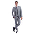 Men's Hybrid-Fit 3pc Sharkskin Suit w/ Expandable Waistband