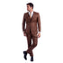 Men's Hybrid-Fit 3pc Sharkskin Suit w/ Expandable Waistband