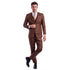 Men's Hybrid-Fit 3pc Sharkskin Suit w/ Expandable Waistband