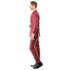 Men's Hybrid-Fit 3pc Sharkskin Suit w/ Expandable Waistband