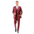 Men's Hybrid-Fit 3pc Sharkskin Suit w/ Expandable Waistband