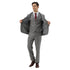 Men's Hybrid-Fit 3pc Tweed Suit w/ Expandable Waistband