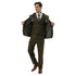 Men's Hybrid-Fit 3pc Tweed Suit w/ Expandable Waistband