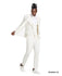 Men's Champagne Polka Dot Suit With Matching Vest, Pants, & Bowtie