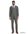 3 PC Solid Textured Peak Lapel Suit