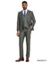 3 PC Solid Textured Peak Lapel Suit