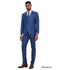 3 PC Solid Textured Peak Lapel Suit