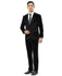 3 PC Solid Textured Peak Lapel Suit