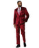 3 PC Solid Textured Peak Lapel Suit