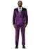 3 PC Solid Textured Peak Lapel Suit