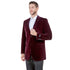 Men's Modern Fit Velvet Blazer Only