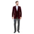 Men's Modern Fit Velvet Blazer Only