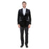 Men's Modern Fit Velvet Blazer w/ Elbow Patch