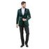 Men's Modern Fit Velvet Blazer w/ Elbow Patch