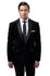 Men's Slim-Fit Tuxedo Sport Coat w/ Satin Shawl Lapel