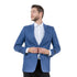 Mens Notch Lapel Blazer Only a Linen Look