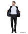 Mens Peak Lapel Blazer Only Solid Pattern