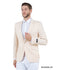 Mens Peak Lapel Blazer Only Solid Pattern